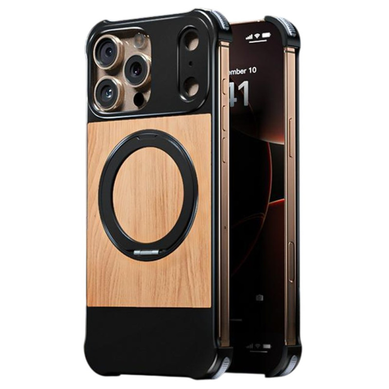 iPhone 16 Pro Max magnetisch hoesje met houtinleg