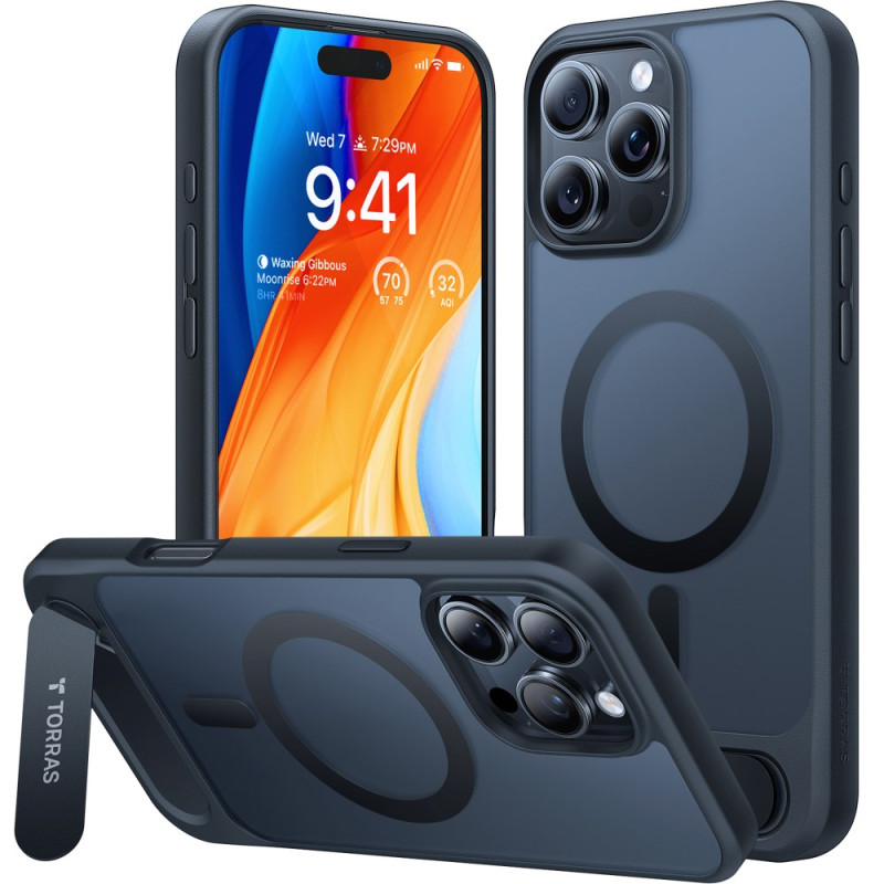 iPhone 16 Pro Max Magsafe compatibel hoesje met TORRAS standaard
