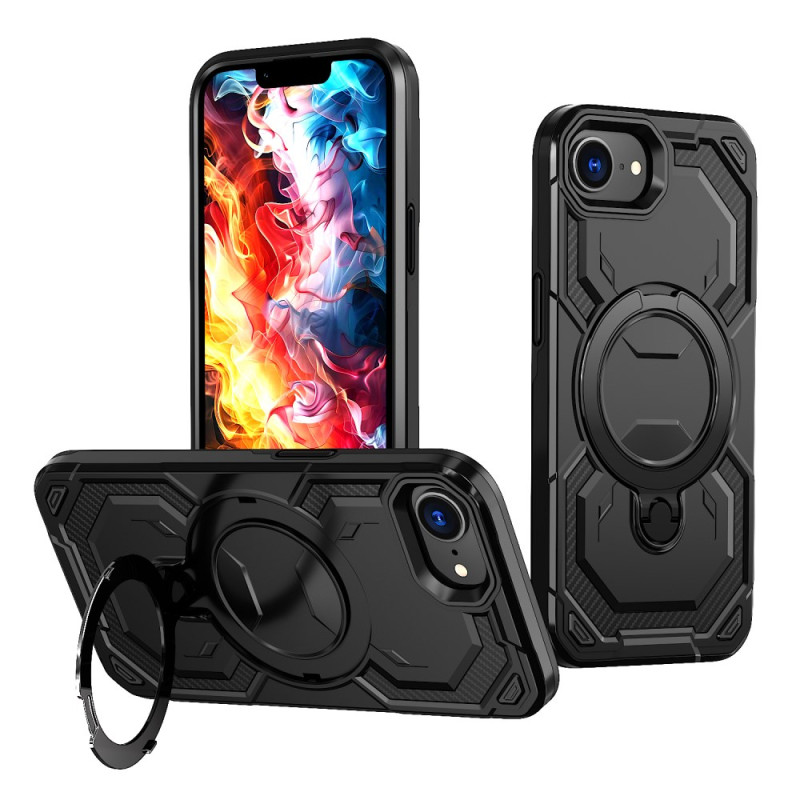 Ultrabestendig iPhone 16E hoesje met magnetische ringhouder