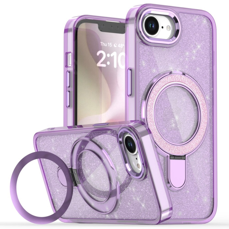 iPhone 16E Hoesje MagSafe Glitter Ontwerp