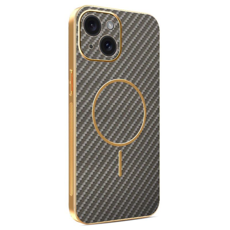 iPhone 15 Hoesje Magsafe Koolstofvezelstructuur