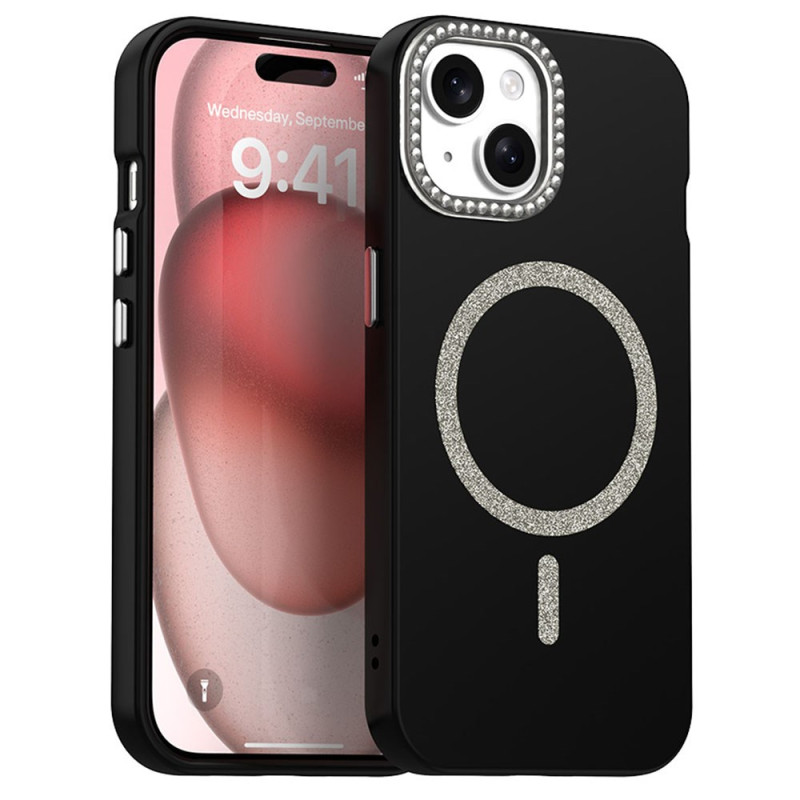 iPhone 15 MagSafe Hybrid hoesje met Strass