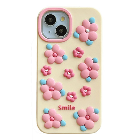 Hoesje iPhone 15 Bloemen...