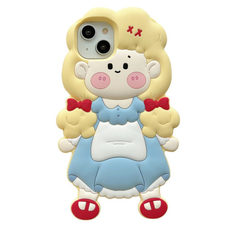 Hoesje iPhone 15 Meisje Blond