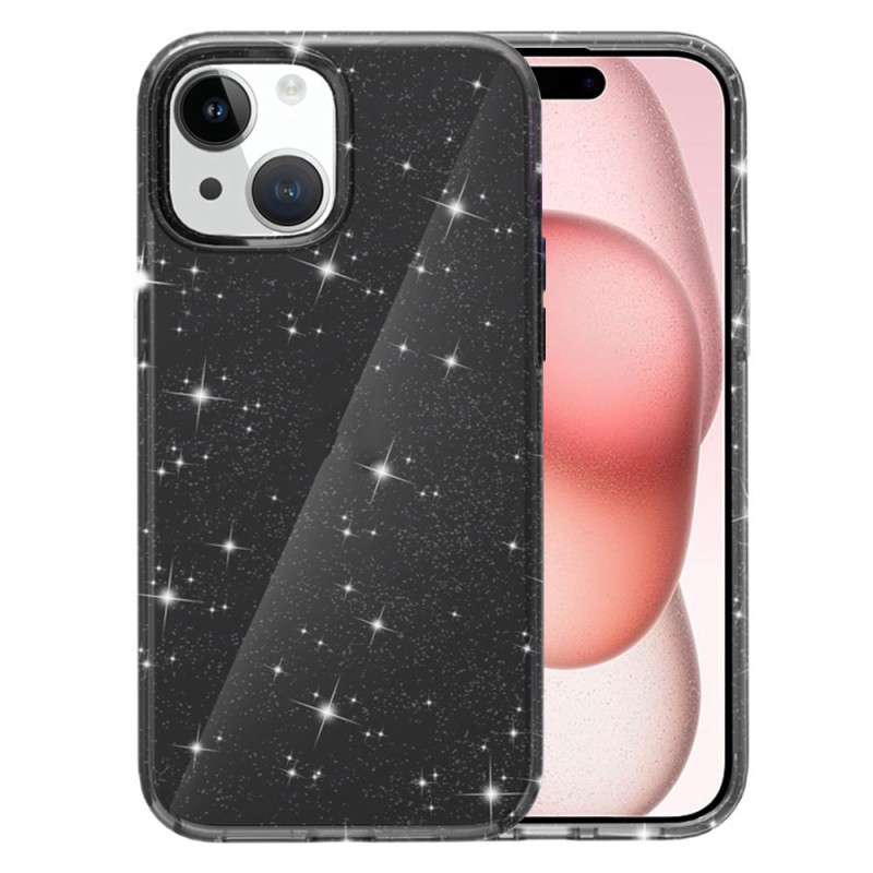 Getint en glitter iPhone 15 hoesje