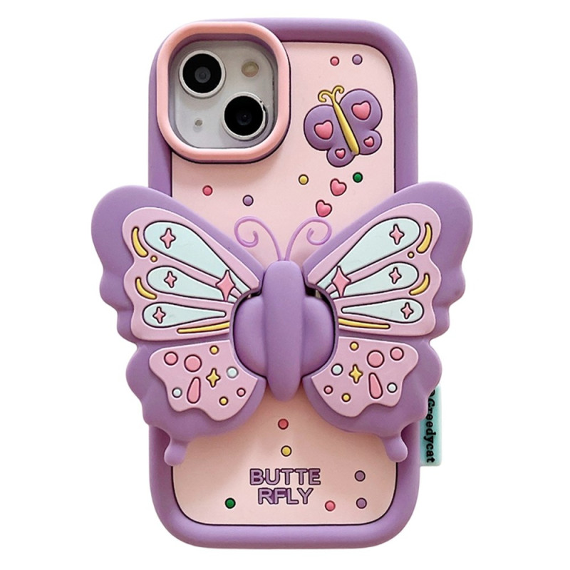Hoesje iPhone 15 Vlinder Ondersteuning