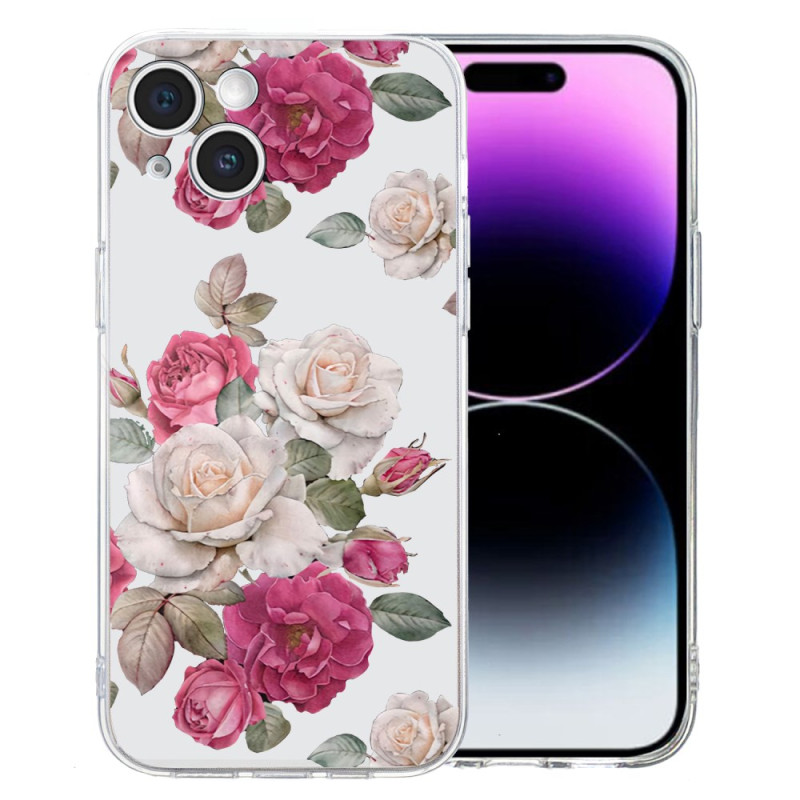 iPhone hoesje 15 Pioenrozen