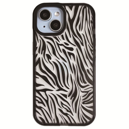 Hoesje iPhone 15 Zebrapatroon