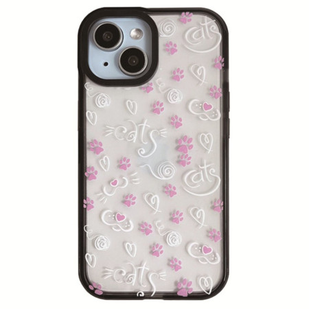 Hoesje iPhone 15 Kattenpootjes