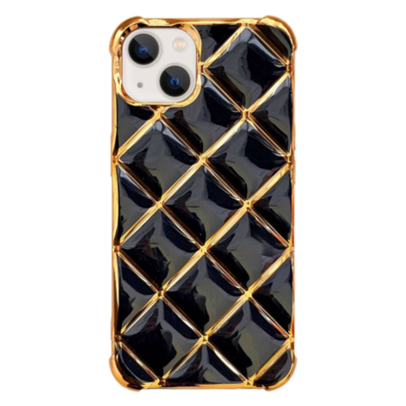 Diamant patroon iPhone 15 hoesje