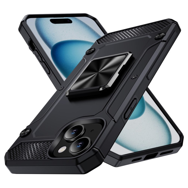 Hoesje iPhone 15 360 graden draaibare ringhouder,
