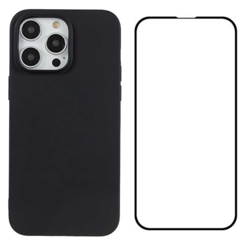 iPhone 15 Pro siliconen hoesje met screenprotector