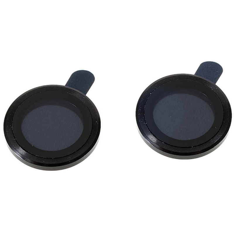 Lensbeschermers voor iPhone 15 / 15 Plus Ringen van metaal en gehard glas