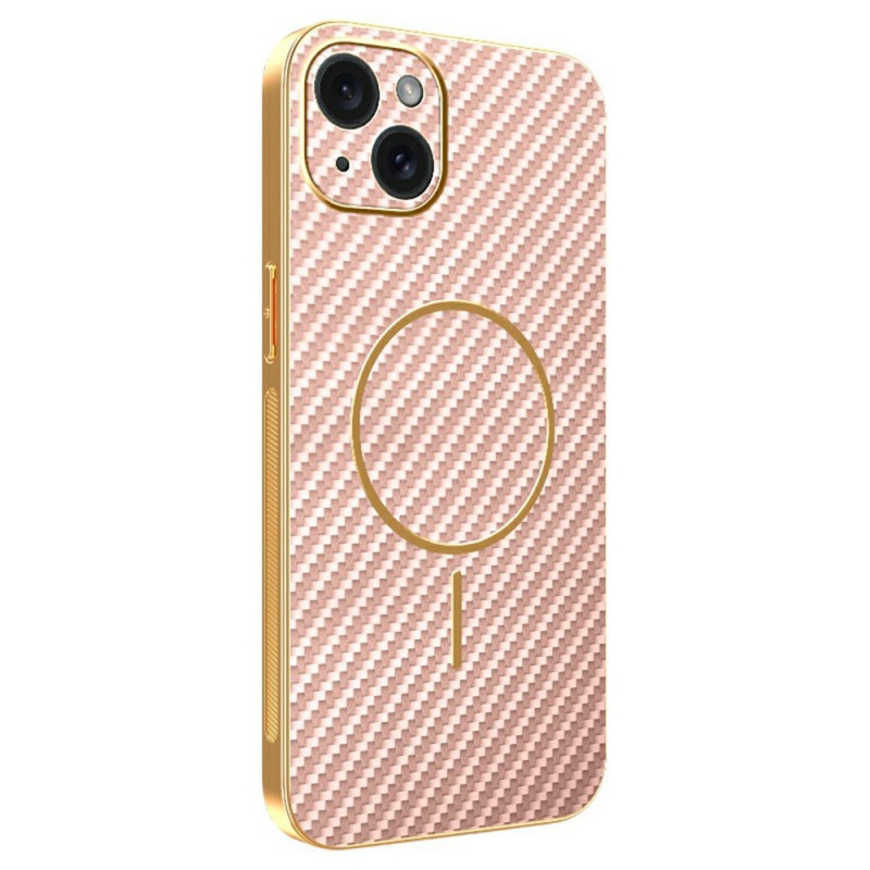 Coque iPhone 15 Plus Texture Fibre Carbone