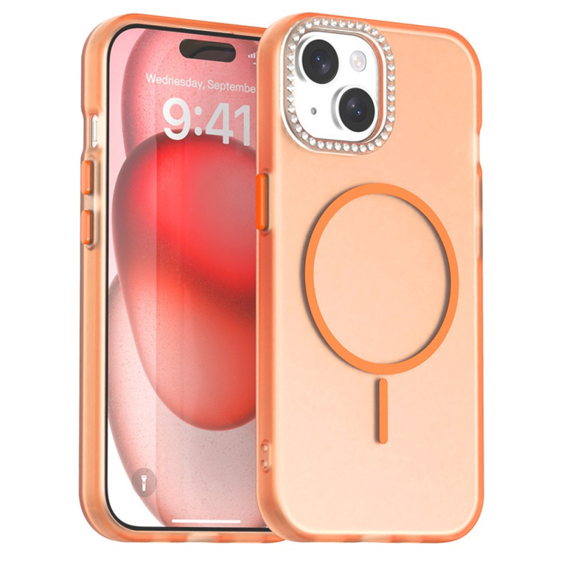 iPhone 15 Plus / 14 Plus Hoesje MagSafe Lensframe Strass