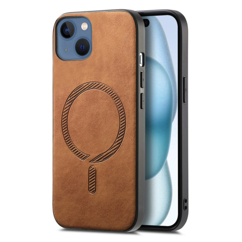 Lederlook iPhone 15 Plus hoesje MagSafe