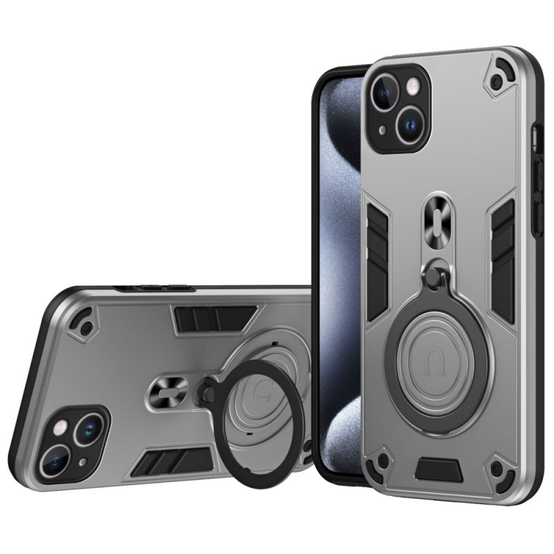 Robuust iPhone 15 Plus hoesje met roterende ondersteuning