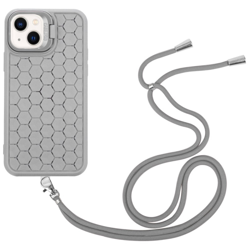 iPhone 15 Plus MagSafe-koordetui met standaard voor honingraatontwerp