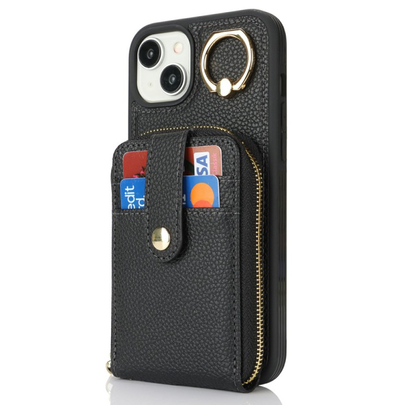 Hoesje iPhone 15 Plus / 14 Plus Zakje met rits