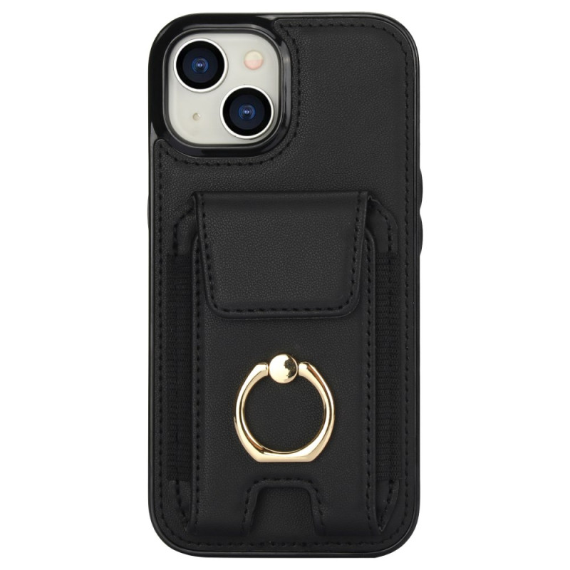 Hoesje iPhone 15 Plus Kaarthouder Schokbestendige Bescherming