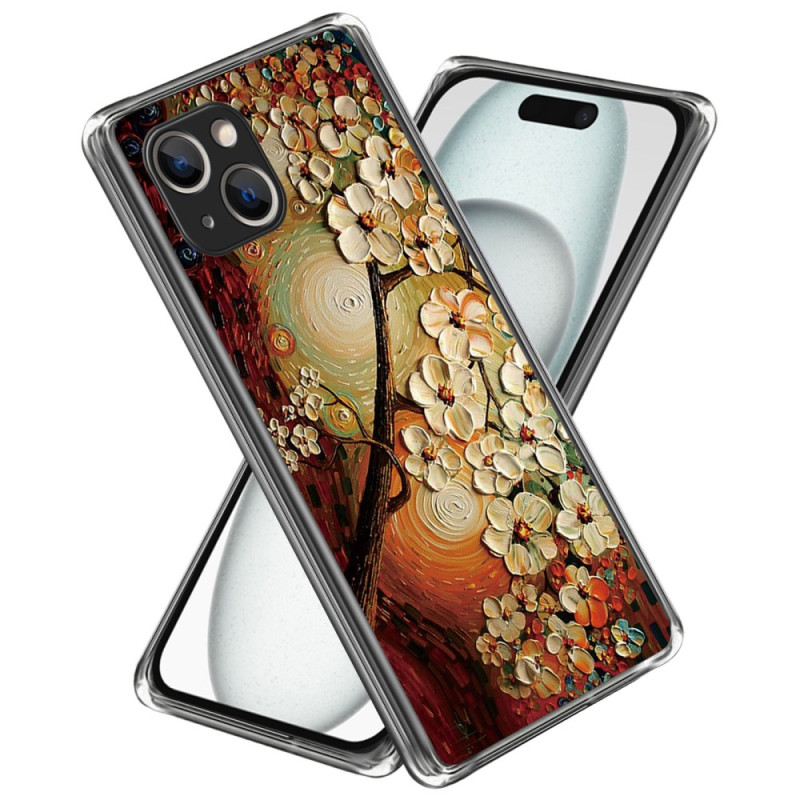 Gebloemd iPhone 15 Plus hoesje