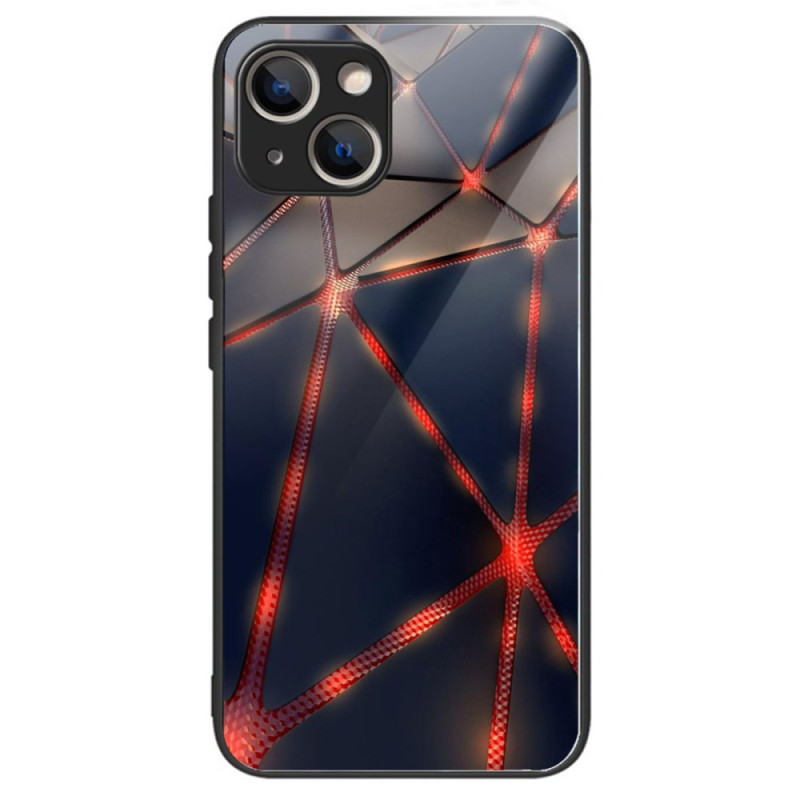 iPhone 15 Plus Hardcase Beveiligd Glas Rode Lijn