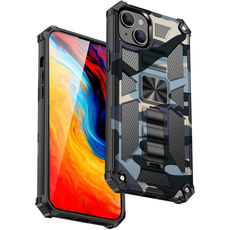 Hoesje iPhone 15 Plus Geïntegreerde Ondersteuning Camouflage