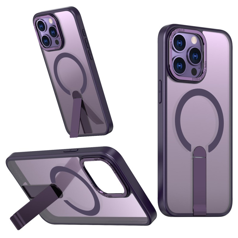 iPhone 15 Pro-behuizing MagSafe Frosted met kickstand