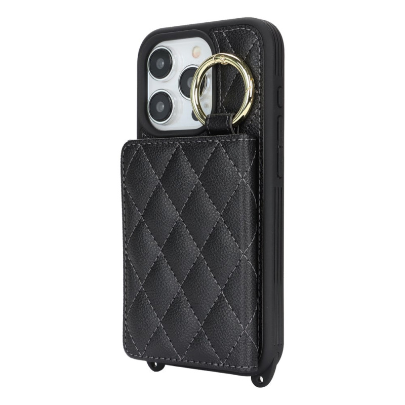 iPhone 15 Pro RFID Portemonnee Hoesje met Schouderriem