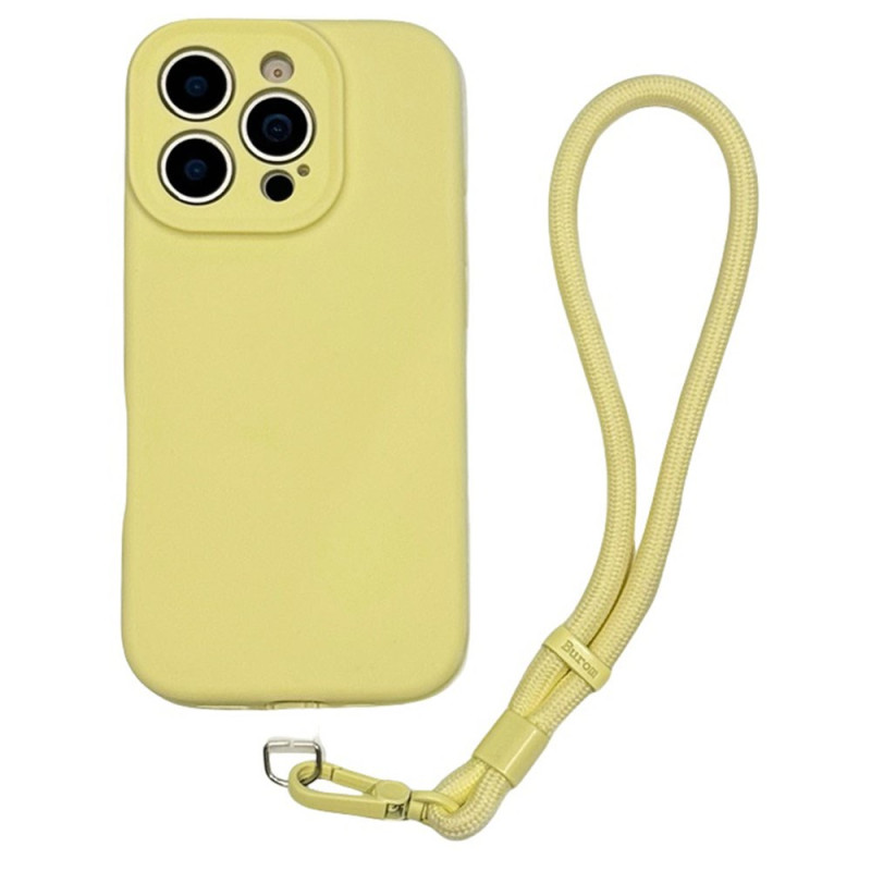 iPhone 15 Pro Liquid Silicone Hoesje en Koord
