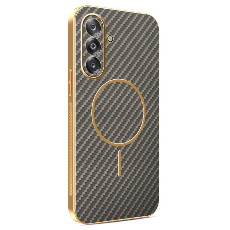 Samsung Galaxy A17 4G / A17 5G Hoesje MagSafe Koolstofvezel Textuur