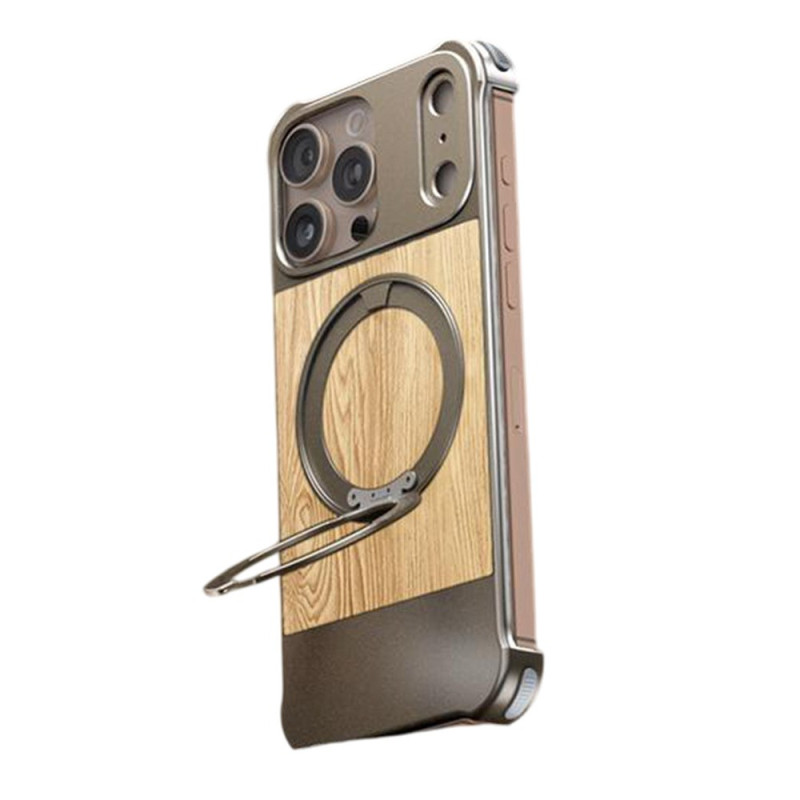 iPhone 15 Pro Max MagSafe Hout Effect Premium Hoesje