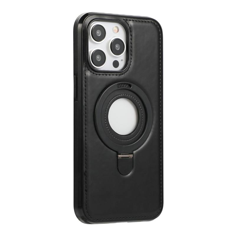 iPhone 15 Pro Max MagSafe hoesje met ledereffect en standaard
