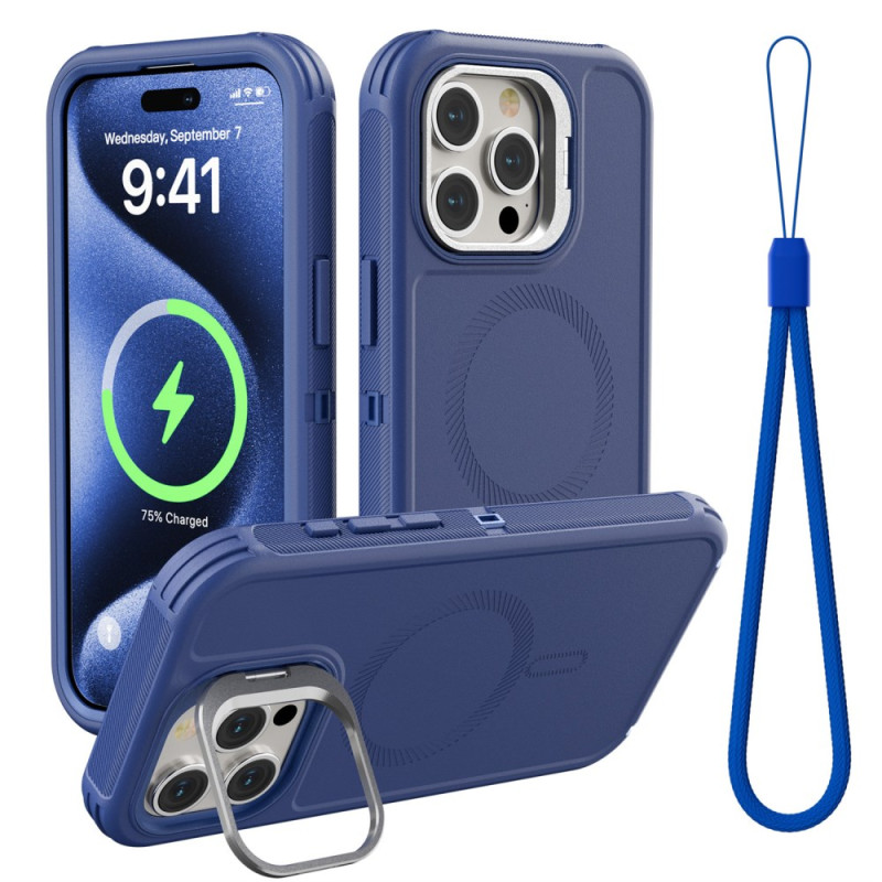 iPhone 15 Pro Max MagSafe hoesje met standaard en sleutelkoord