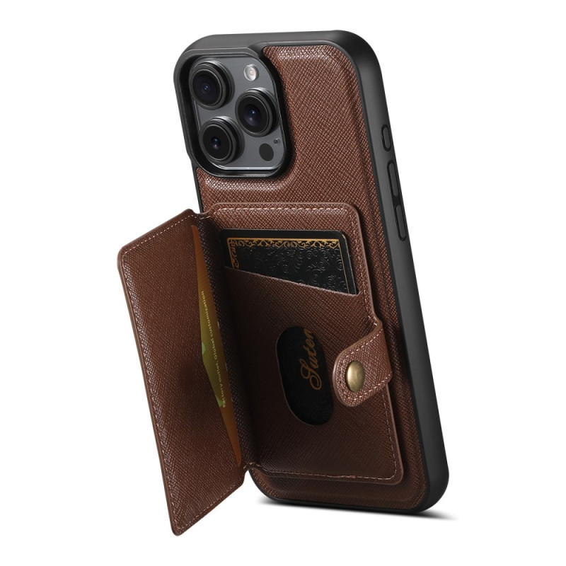 Hoesje iPhone 15 Pro Max Magsafe Premium afneembare hoes voor pasjes