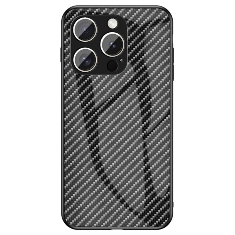 Hoesje iPhone 15 Pro Max Gehard Glas Koolstofvezel