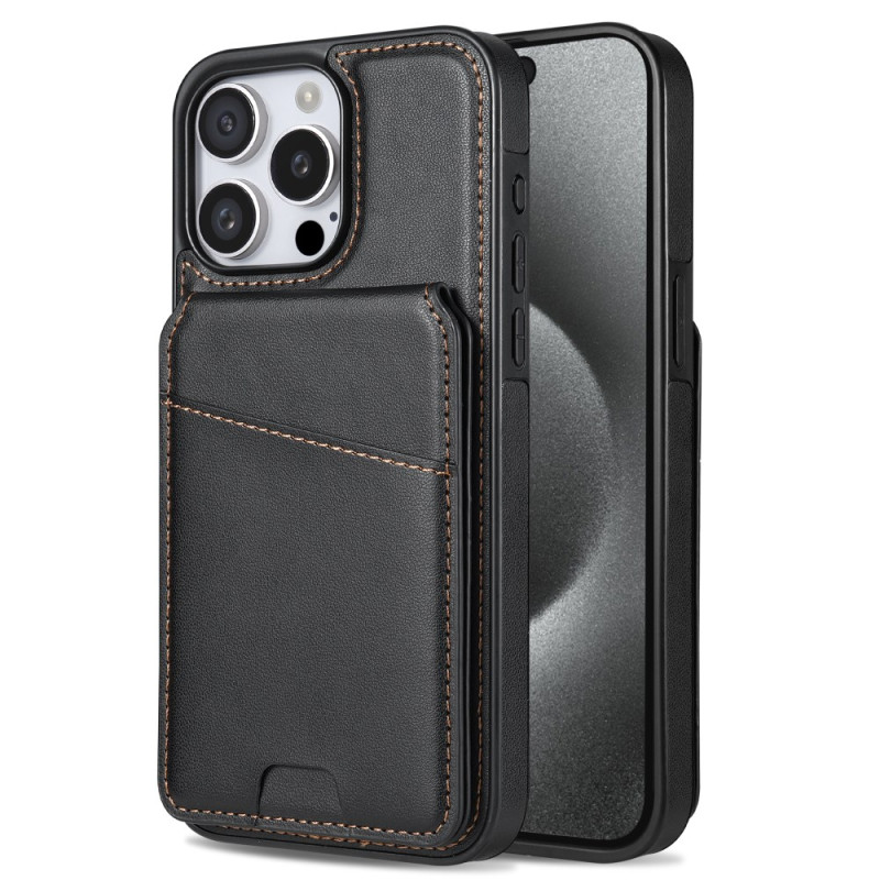 Hoesje iPhone 15 Pro Max afneembare kaarthouder en kickstand