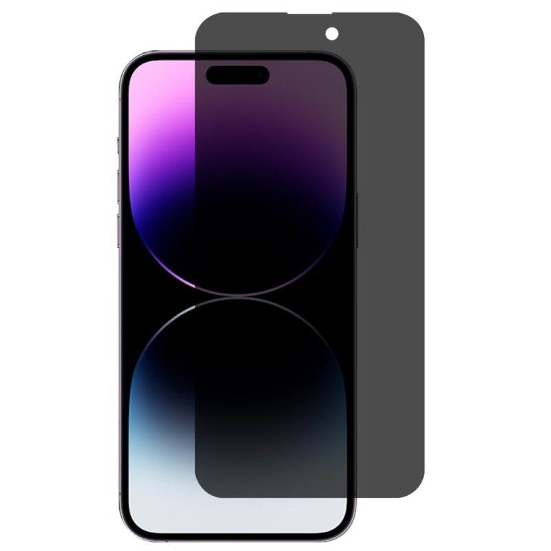 Anti-Espion gehard glas bescherming voor iPhone 15 Pro scherm