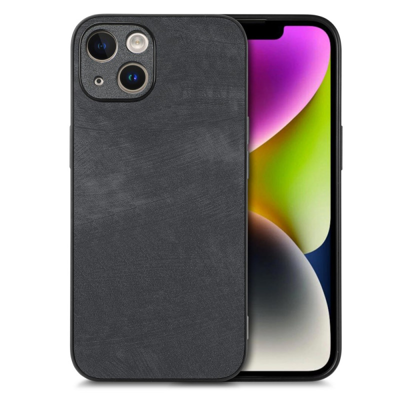 Retro Lederen Effect iPhone 14 hoesje