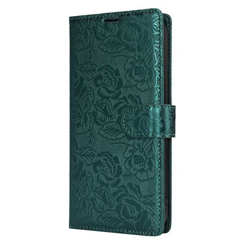 Hoesje voor iPhone 14 Bloemmotief met bandje