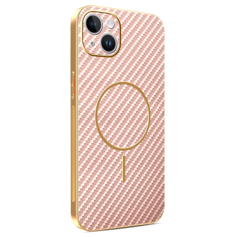 iPhone 14 Plus hoesje met koolstofvezelstructuur