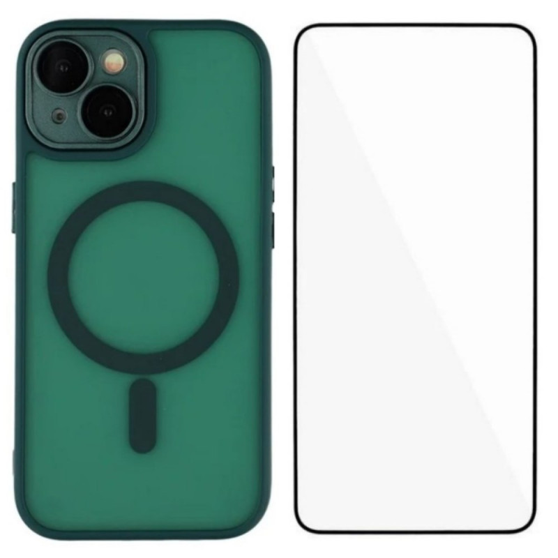 iPhone 14 Plus MagSafe Hybrid-behuizing met screenprotector
