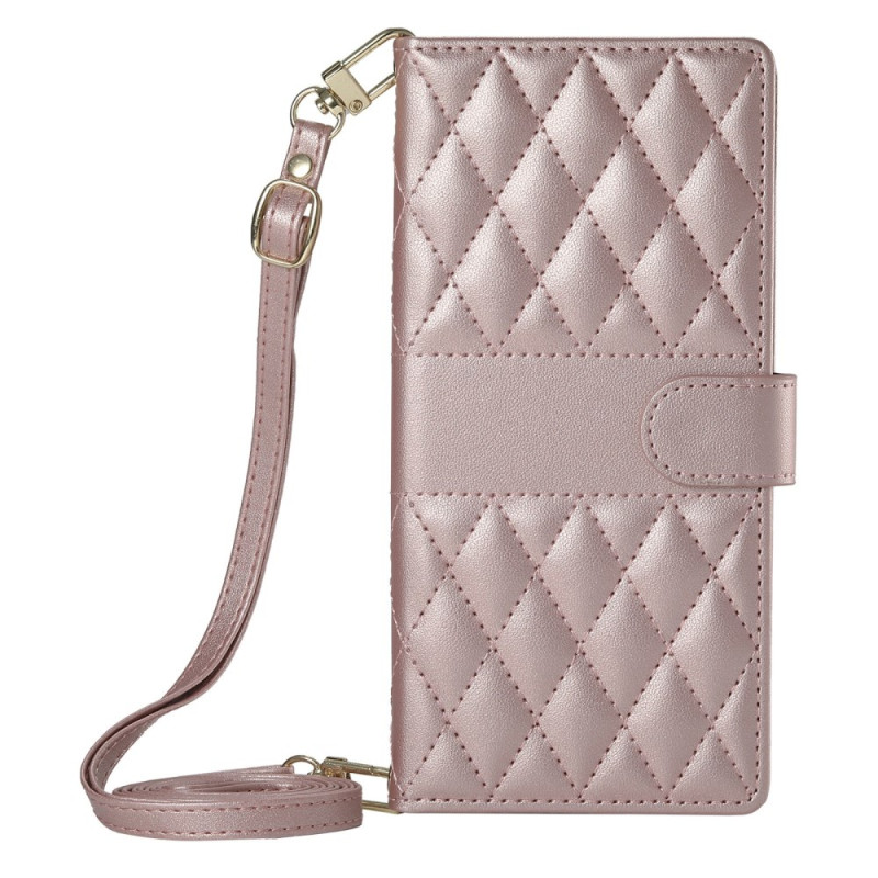 Poco M7 4G gevoerde hoes met riem en schouderriem