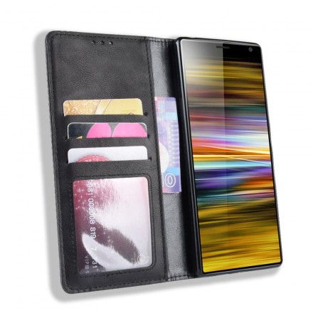 Sony Xperia 10 kunstleer Flip Cover Plain