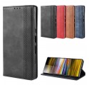 Sony Xperia 10 kunstleer Flip Cover Plain