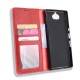 Sony Xperia 10 kunstleer Flip Cover Plain Sony Xperia 10 kunstleer Flip Cover Plain