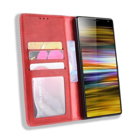 Sony Xperia 10 kunstleer Flip Cover Plain Sony Xperia 10 kunstleer Flip Cover Plain