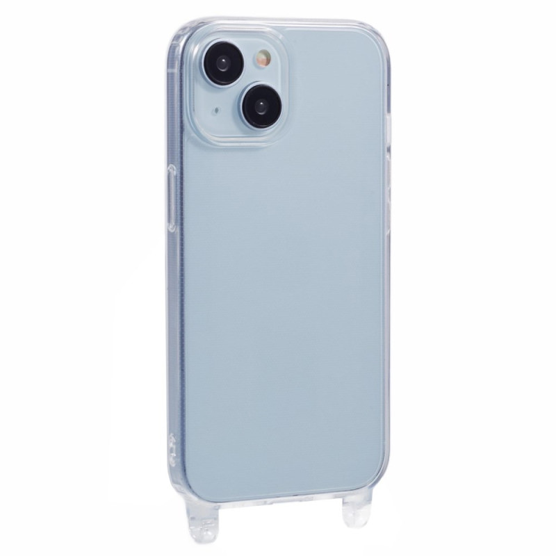 Transparant iPhone 14 hoesje met snoeruitsparingen