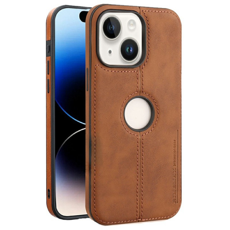 Leer-effect iPhone 14 hoesje Logo Verschijning
