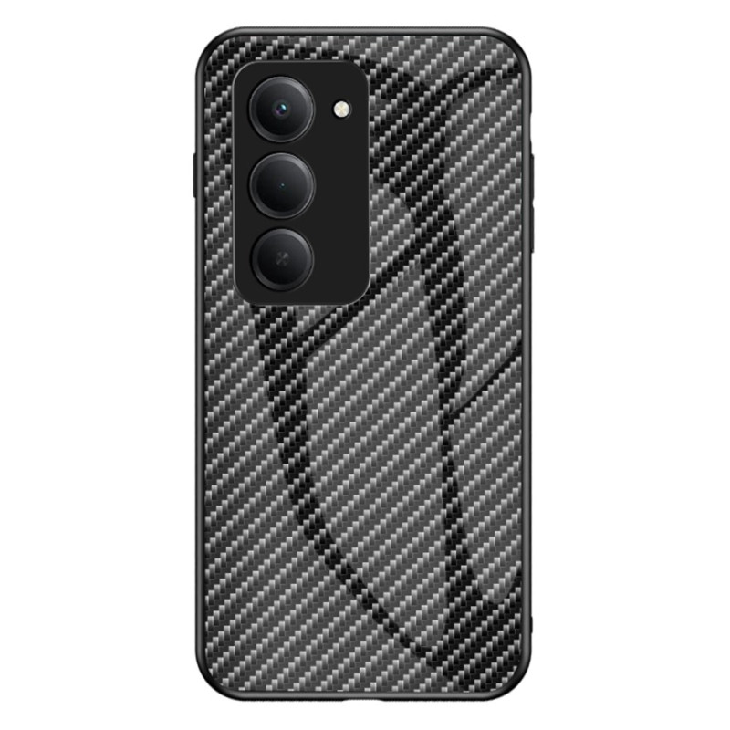 Xiaomi Redmi 15 4G Geval van gehard glas met koolstofvezel